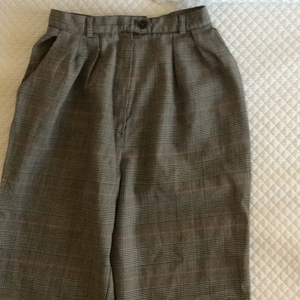 High waisted trousers